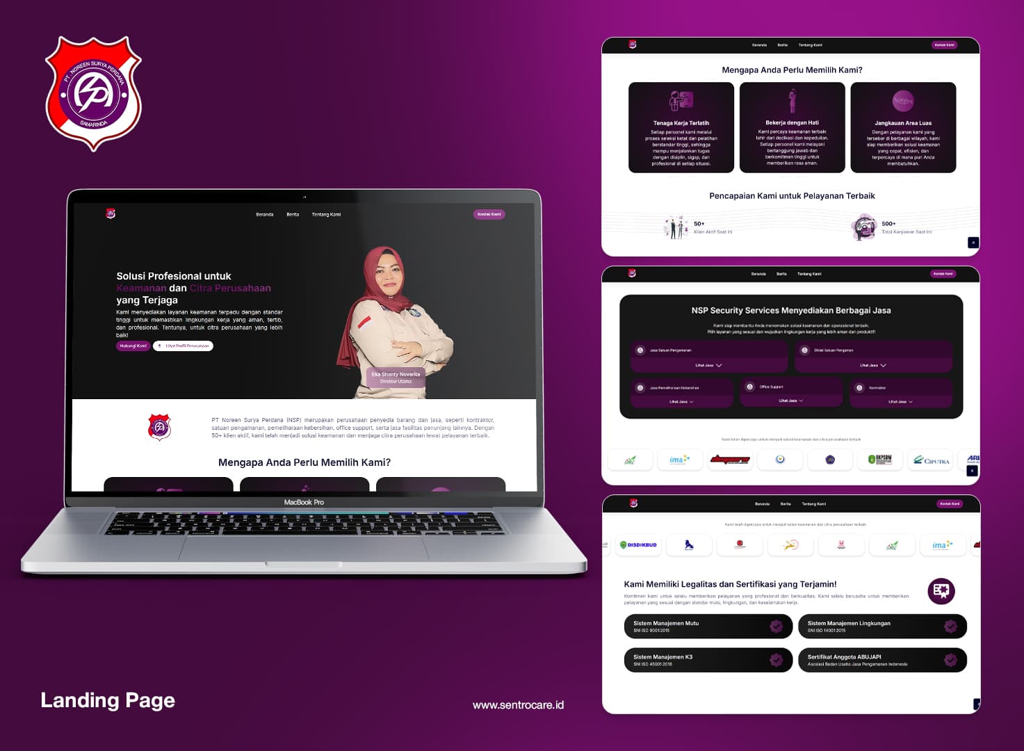 Website Noreen Surya Perdana